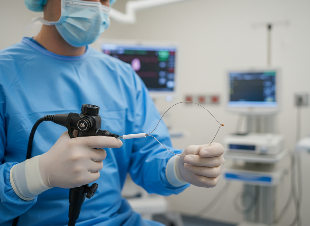 Las pinzas de biopsia y asas de polipectomía están diseñadas para la extracción segura y precisa de muestras de tejido y pólipos durante procedimientos endoscópicos digestivos y broncoscópicos.